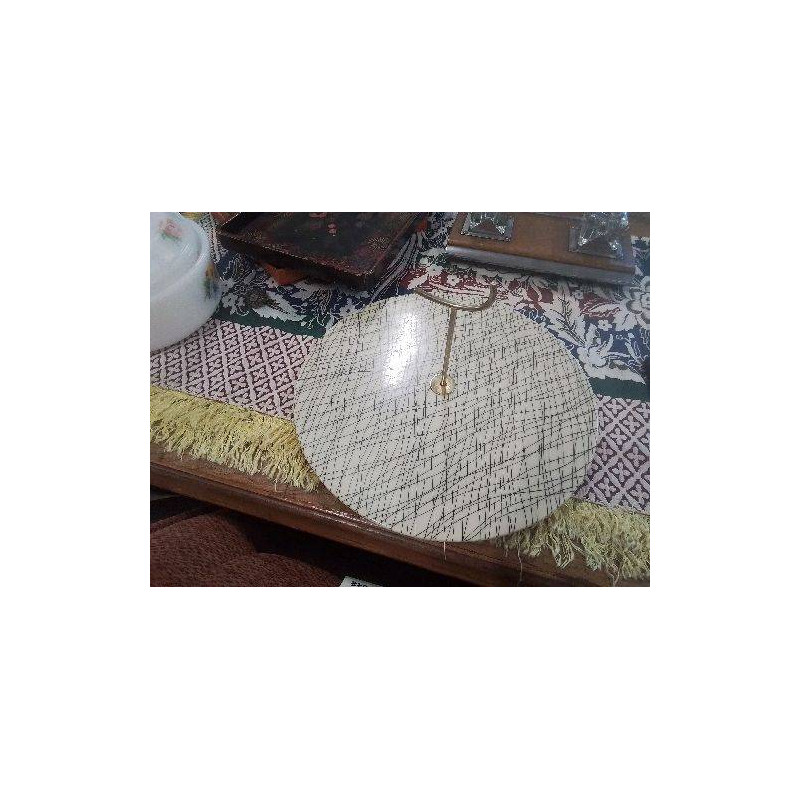 PLATEAU A FROMAGE VINTAGE VOLUFORM DECORS GRAPHIQUE