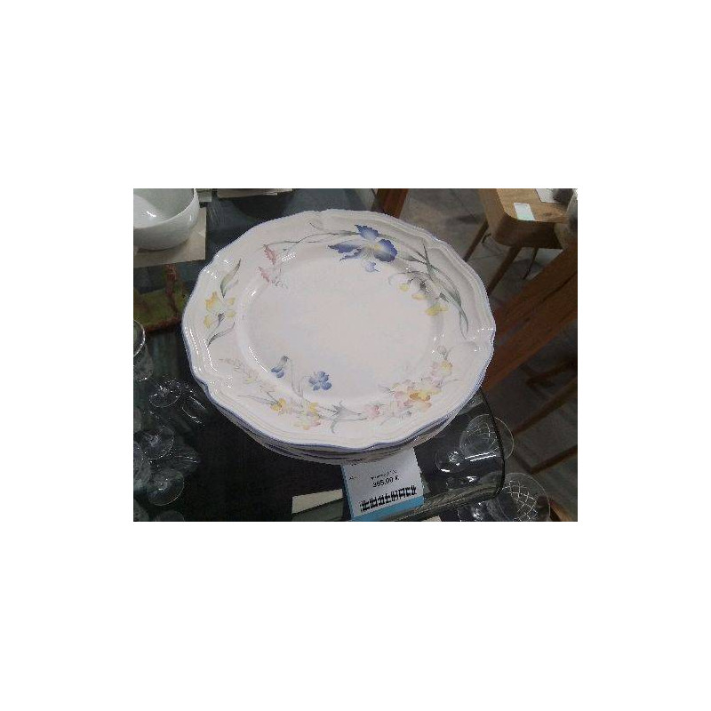 LOT 6 ASS VILLEROY DÉCOR FLEURS RIVIERA