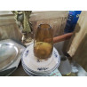 VASE CONE MARRON