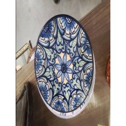 VIDE POCHE BLEU FLEURS