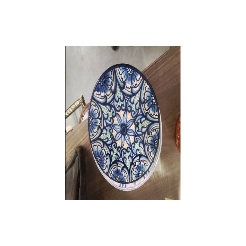 VIDE POCHE BLEU FLEURS