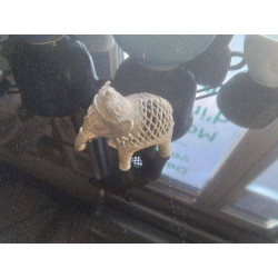 PETIT ELEPHANT INDIEN METAL...