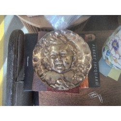 PLAQUE DÉCO ENFANT BRONZE