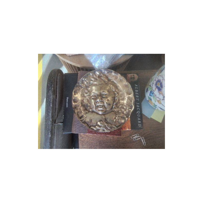 PLAQUE DÉCO ENFANT BRONZE