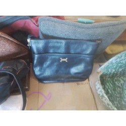 SAC CUIR NOIR POURCHET