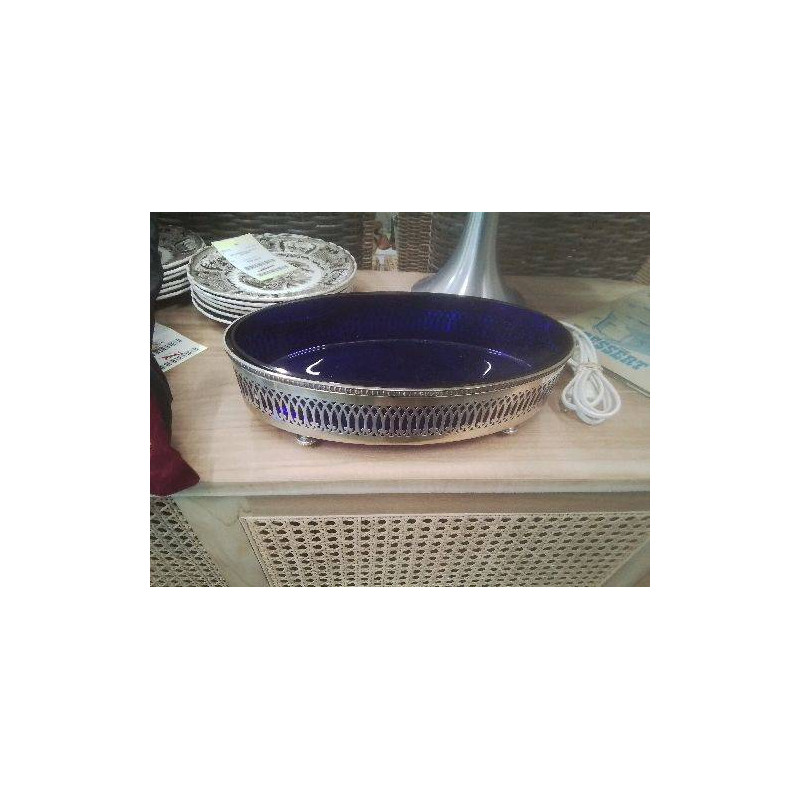 CENTRE DE TABLE MA VERRE BLEU