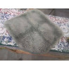 HOUSSE DE COUSSIN KAKI FAUSSE FOURRURE