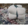 PLAID ECRU PELUCHE 