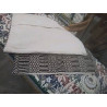 HOUSSE DE COUSSIN RECT BEIGE NOIR LIN