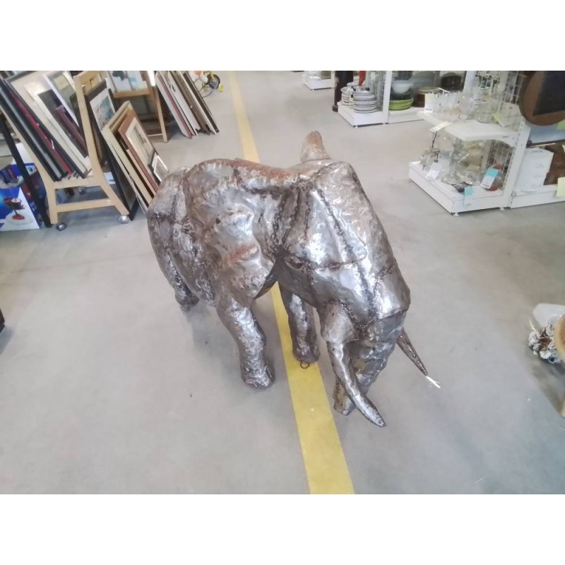 ELEPHANT METAL RECYCLE  85*115 CM