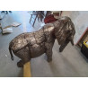 ELEPHANT METAL RECYCLE  85*115 CM