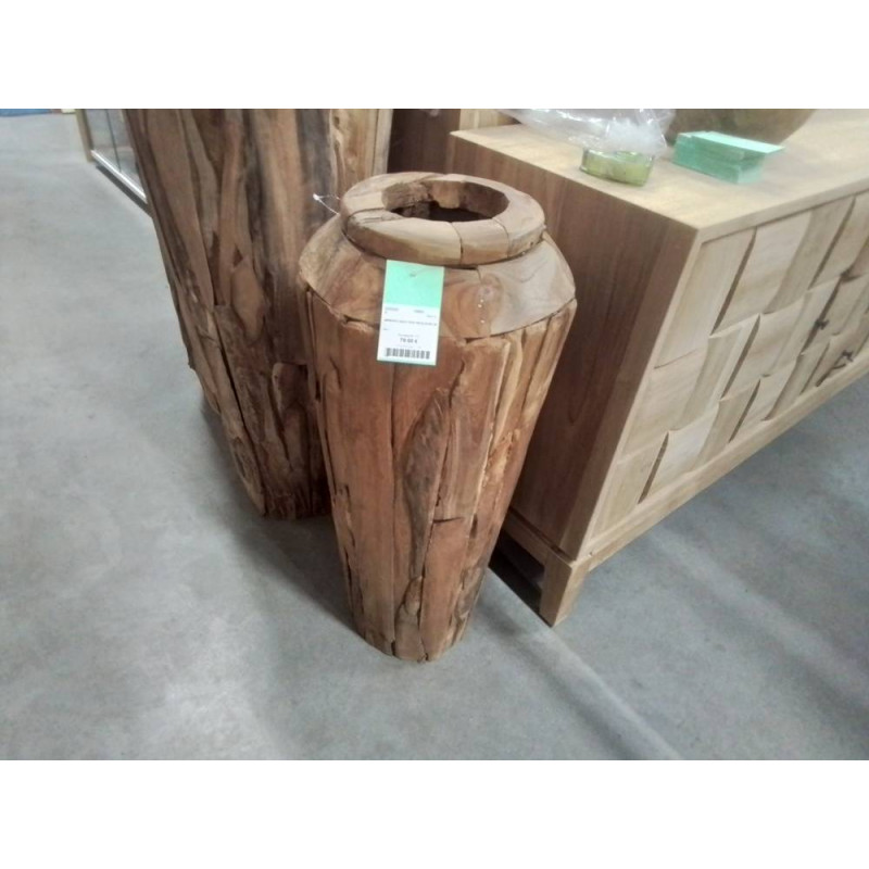 64PM//POT DECO TECK PM 30*20*80 CM