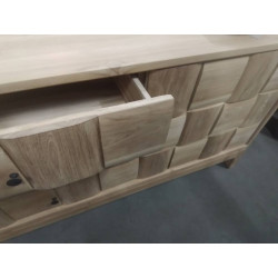 32//BUFFET TECK DAMIER GM 200*45*80 CM