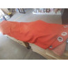 PAIRE DE RIDEAUX ORANGE VIF A OEILLETS 140X240
