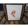 CADRE DESSIN FUSAIN JEAN AUGUSTE VYBOUB
