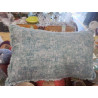 COUSSIN RECTANGULAIRE DEHOUSSABLE VERT CARRES