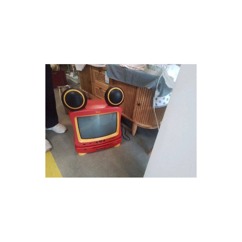 POSTE TV DISNEY ROUGE FONCTIONNE MAIS LECTEUR DVD HS