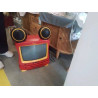 POSTE TV DISNEY ROUGE FONCTIONNE MAIS LECTEUR DVD HS