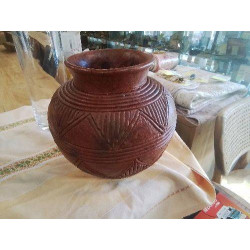 GRAND VASE BOULE ETHNIQUE...
