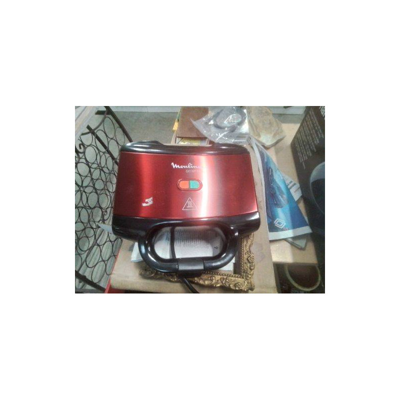PETIT GAUFRIER MOULINEX ROUGE CROQUE MONSIEUR
