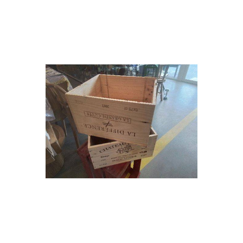 CAISSE BOIS VIDE 6 BTLLES
