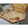COFFRET CUILLERES A CAFE + PINCE A SUCRE