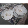 LOT VAISSELLE PORCELAINE DECOR MOUSTIERS