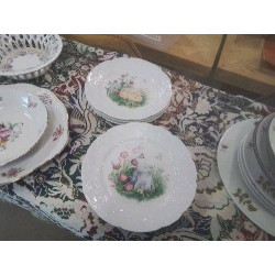 L9T 6 ASSIETTES PORCELAINE...