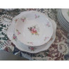 ENS 2 PLATS PORCELAINE FLEURIE