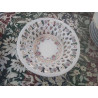 COUPE AJOUREE PORCELAINE FLEURIE