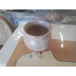POT ÉMAILLÉ BEIGE