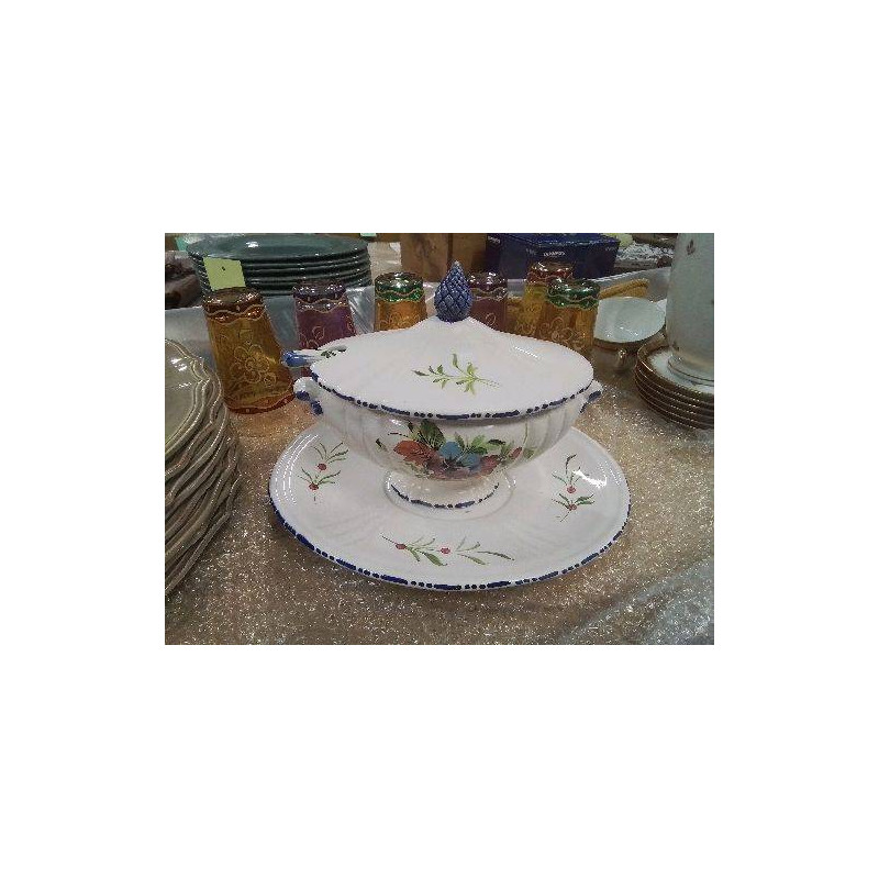 SOUPIERE PM CENTRE DE TABLE  AVEC LOUCHE EN ACC BB