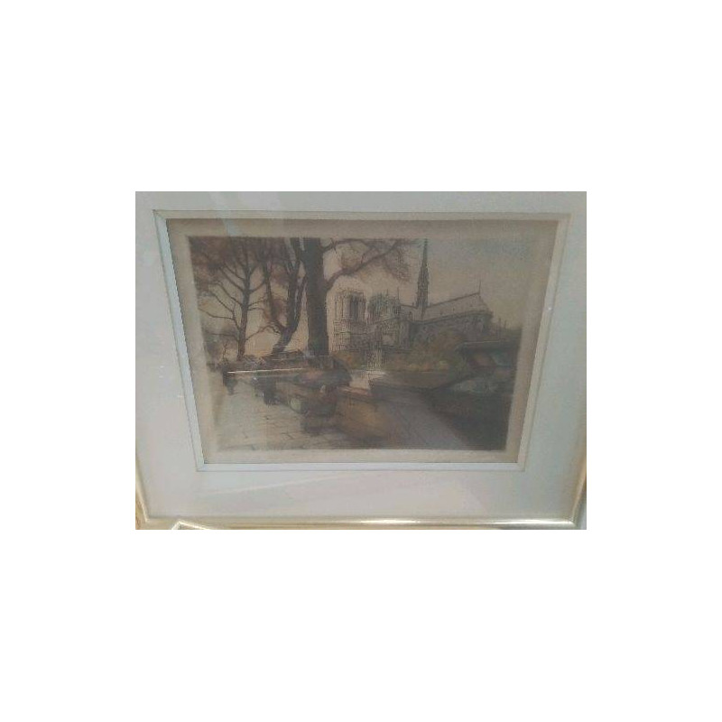 CADRE DORE VINTAGE NOTRE DAME PAR VICTOR VALERY
