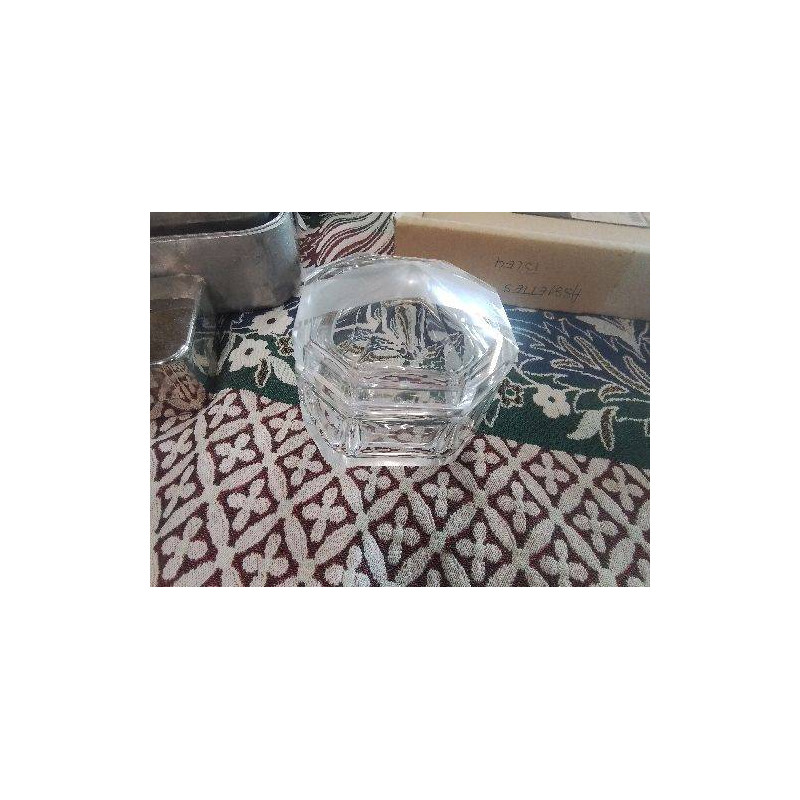 PETITE BOITE CRISTAL BIJOUX CARREE AVEC COUVERCLE