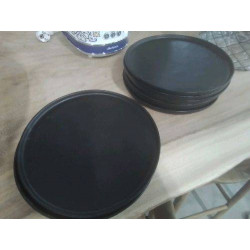 LOT ASSIETTES NOIRES GUSTA...