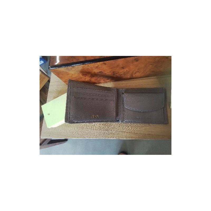 PORTE MONNAIE PORTE FEUILLE CUIR VACHETTE FANCIL COLORIS TAUPE