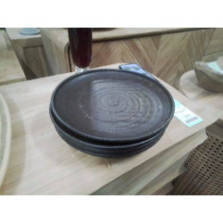 PLAT ROND VIDE POCHE GRES...