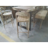 5/TR106-TABOURET DE BAR TECK
