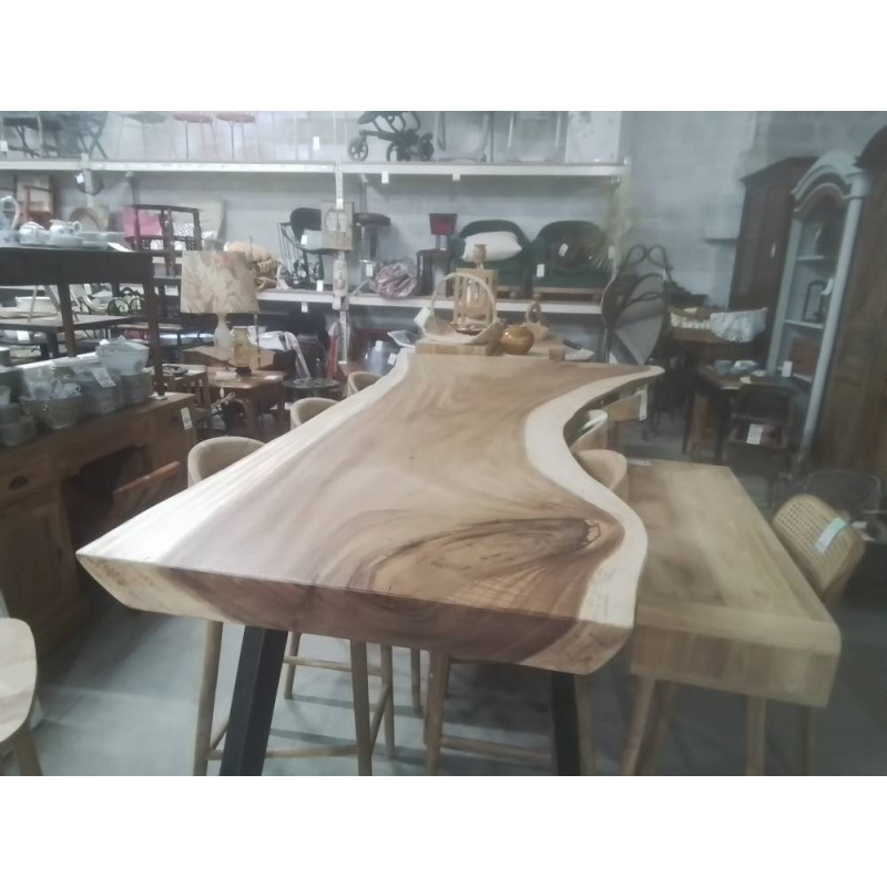 7/BARS02-MANGE DEBOUT SUAR 225*83-138*105 CM PLATEAU 8 CM