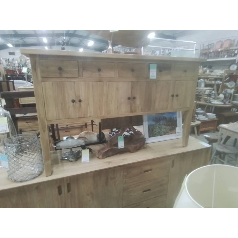 51/MEUBLE TECK 6 TIROIRS 145*40*87 CM