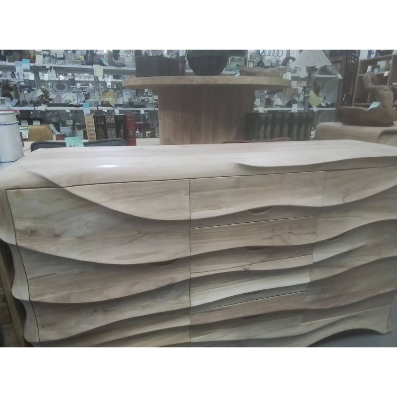 42/BUFFET TECK VAGUES GM 150*40*85 CM