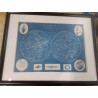 CARTE PLANISPHERE VINTAGE