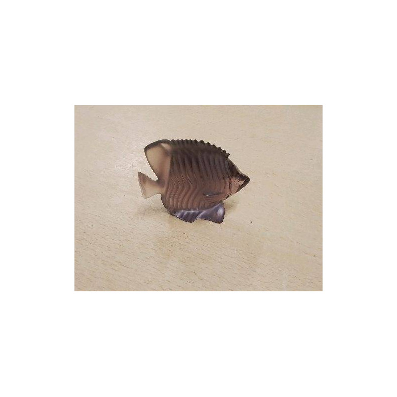 PRESSE PAPIER POISSON COUL MAUVE