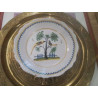 ASSIETTE ANCIENNE 2 OISEAUX
