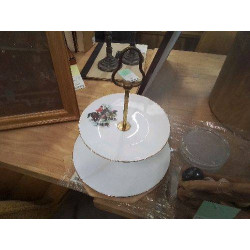 SERVITEUR PORCELAINE DECOR...