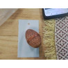 PETIT OEUF BOIS EXOTIQUE SCULPTÉ AJOURÉ EN L’ETAT BOITE A CHAPELET