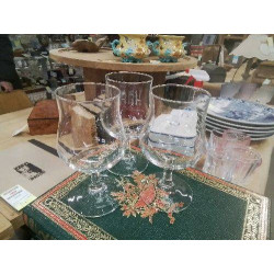 LOT 3 VERRES EN CRISTAL