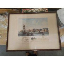 GRAVURE LE PORT DE BORDEAUX...
