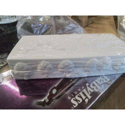 BOITE CERAMIQUE RECT BLANCHE DECOR ARBRES 