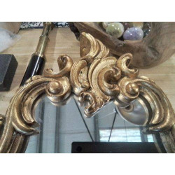 MIROIR DORE ST LXV RESINE